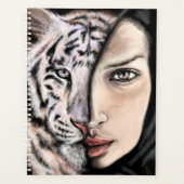 Witte Tijger Meisje Planner (Voorkant)