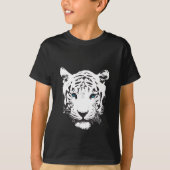 Witte tijger met blauwe ogen t-shirt (Voorkant)
