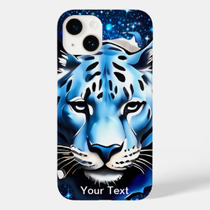 Witte tijger met blauwe sprankels Case-Mate iPhone 14 hoesje