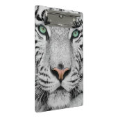 Witte tijger mini klembord (Schuin)
