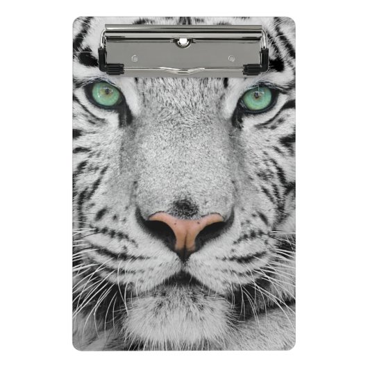 Witte tijger mini klembord (Voorkant)