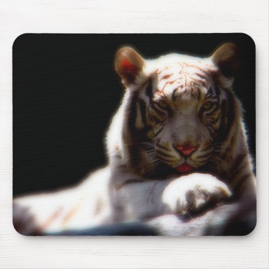 Witte Tijger Mirage Muismat (Voorkant)