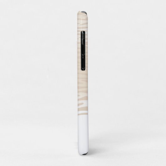 Witte Tijger Monogram Case-Mate iPhone Case (Achterkant/links)