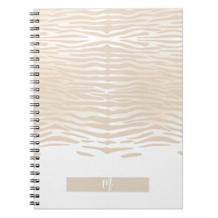Witte Tijger Monogram Notitieboek