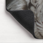 Witte tijger muismat (Hoek)