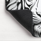 Witte tijger muismat (Hoek)