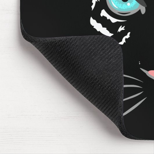 Witte tijger muismat (Hoek)