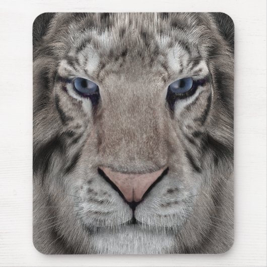 Witte Tijger Muismat (Voorkant)