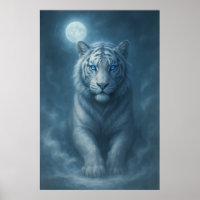 Witte Tijger – Mystieke Fantasie Portret – ManJian