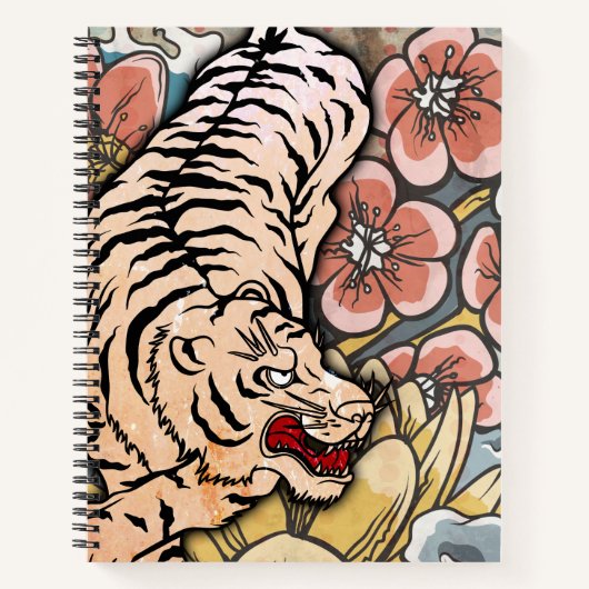 Witte tijger notitieboek (Voorkant)