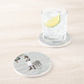 witte tijger Onderzetter (Zijkant)