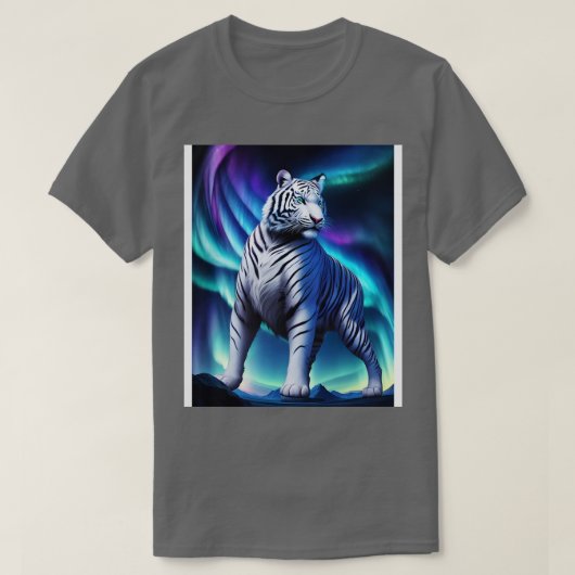 Witte tijger ontwerp 2 t-shirt (Design voorkant)