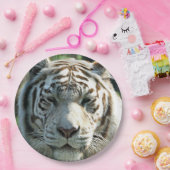 Witte tijger papieren bordje (Feest)