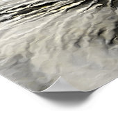 Witte tijger poster (Hoek)