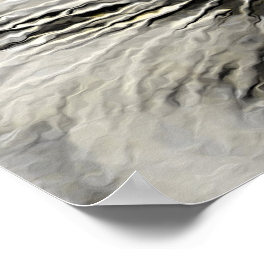 Witte tijger poster (Hoek)