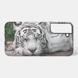 Witte tijger samsung galaxy hoesje