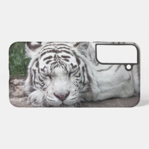Witte tijger samsung galaxy hoesje
