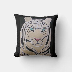 WITTE TIJGER SIERKUSSEN- KUSSEN