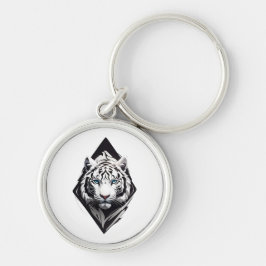 Witte Tijger Sleutelhanger