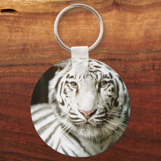 Witte tijger sleutelhanger (Voorkant)