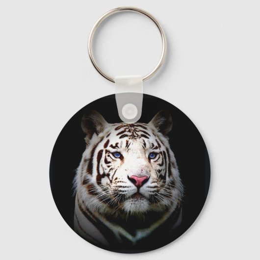 Witte tijger sleutelhanger (Voorkant)