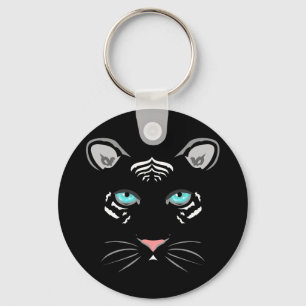Witte tijger sleutelhanger