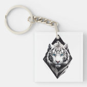 Witte tijger sleutelhanger (voorkant)