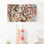 Witte tijger spandoek (Insitu)