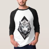 Witte tijger t-shirt (Voorkant)