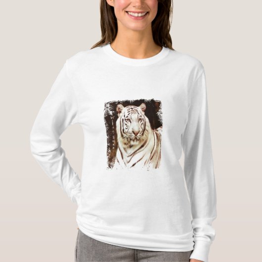 Witte tijger t-shirt (Voorkant)