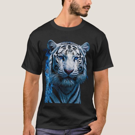 Witte tijger t-shirt (Voorkant)