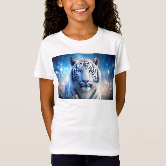 Witte tijger t-shirt (Voorkant)