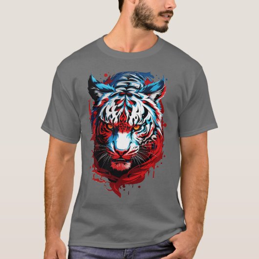 Witte tijger t-shirt (Voorkant)