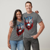 Witte tijger t-shirt (Unisex)