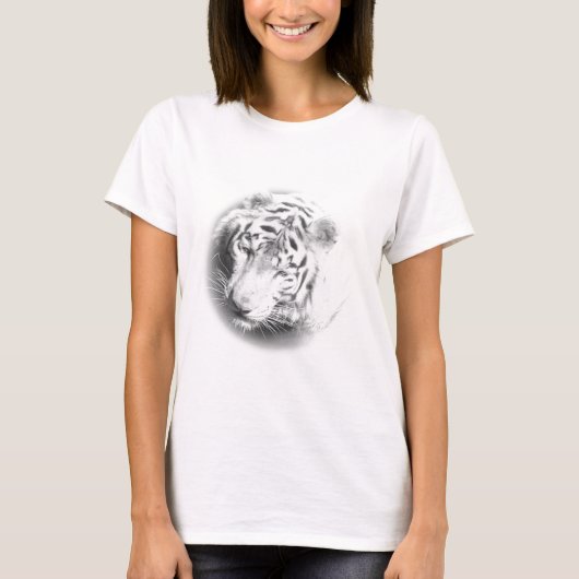 Witte tijger t-shirt (Voorkant)