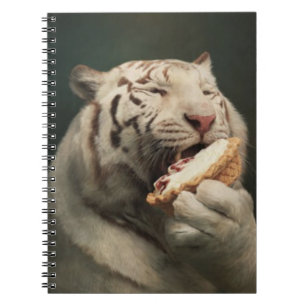 Witte Tijger Taart Notities – Elegante Notitieboek