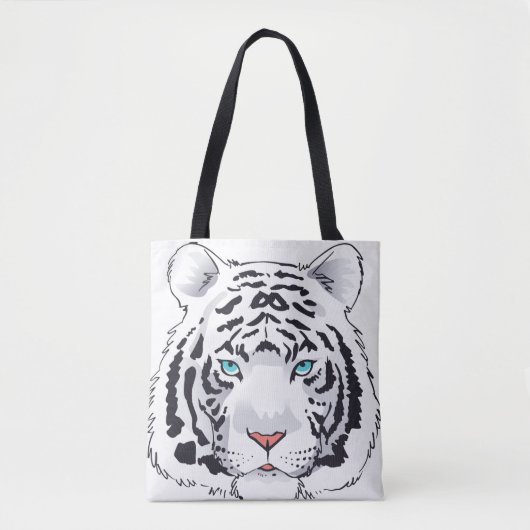 Witte tijger tote bag (Voorkant)