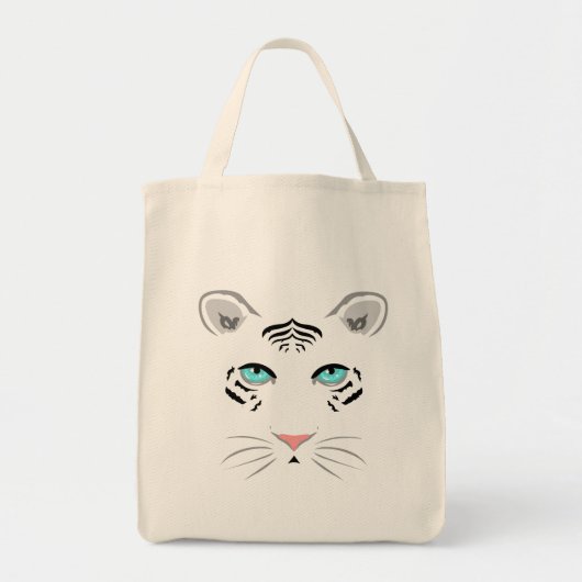 Witte tijger tote bag (Voorkant)