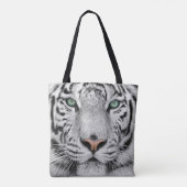 Witte tijger tote bag (Achterkant)