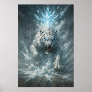 Witte Tijger van de Vorst - Keizer van het Bevrore Poster