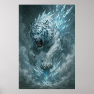 Witte Tijger van de Vorst - Keizer van het Bevrore Poster