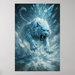 Witte Tijger van de Vorst - Keizer van het Bevrore Poster