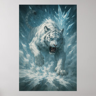 Witte Tijger van de Vorst – Keizer van het Bevrore Poster