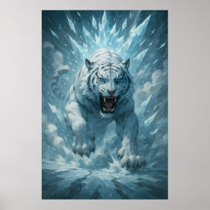 Witte Tijger van de Vorst – Keizer van het Bevrore Poster