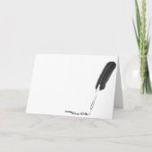 Witte tijger Verjaardag Wenskaart Kaart (Achterkant)