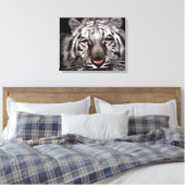 Witte tijger verpakt canvas (Insitu (Slaapkamer))