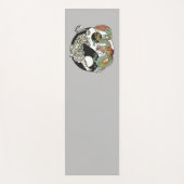 Witte tijger versus groene draak in yin yang yo yogamat (Voorkant)