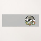 Witte tijger versus groene draak in yin yang yo yogamat (Voorkant (horizontaal))