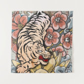 Witte tijger wandkleed (Voorkant)