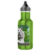 Witte tijger waterfles  (Rechts)